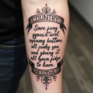 Country Song Lyrics: Tattoo Inspiration & Meaning