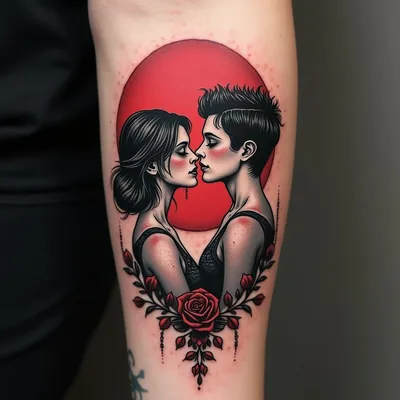 Couples Tattoo Ideas: Eternal Bonds & Macabre Beauty