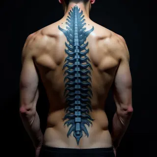 Adding to an Existing Tattoo: A Biomechanical Spine Cover-Up