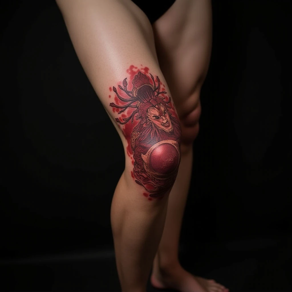 Oriental Cover-Up Sleeve Tattoos for Men | Knee Designs