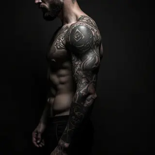 Cover Up Sleeve Tattoo Ideas: Darkness Reborn