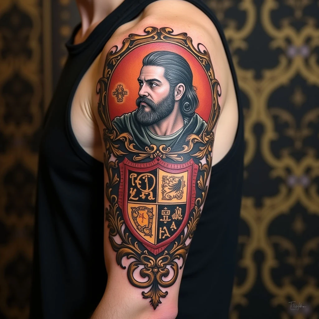 Cover Up Tattoo Ideas for Men's Arms: A Historical Approach