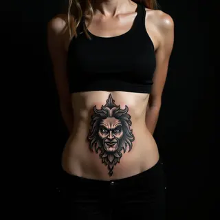 Covering a Large Black Tattoo on Your Stomach: Ideas & Inspiration