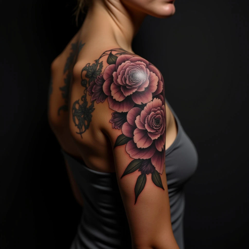 Stunning Violet Realism Shoulder Cover-Ups for Women