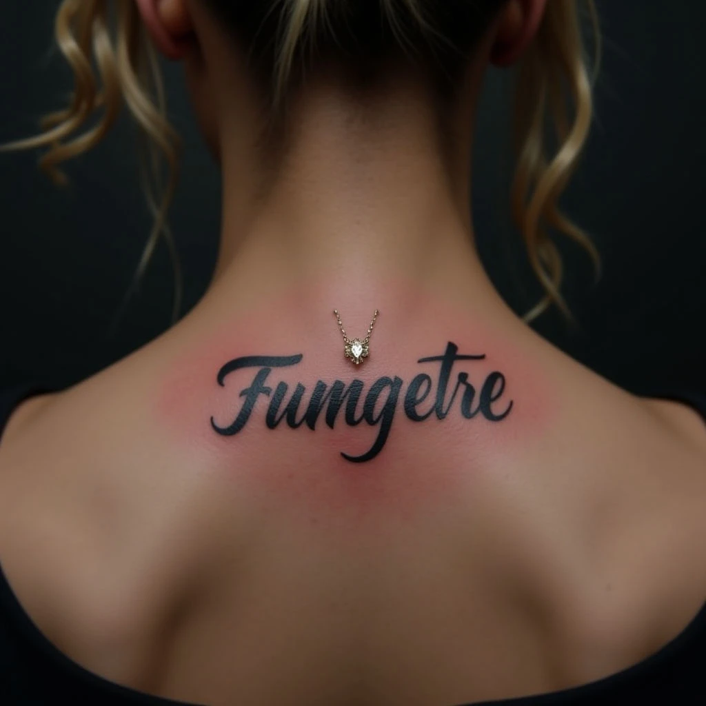 Neck Cover Up Tattoos: Lettering Designs for a Stunning Transformation