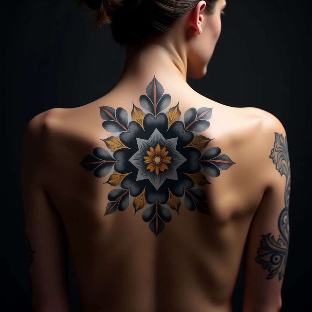 Wedding Cover-Up Tattoos: Ornamental Back Designs for a Fresh Start