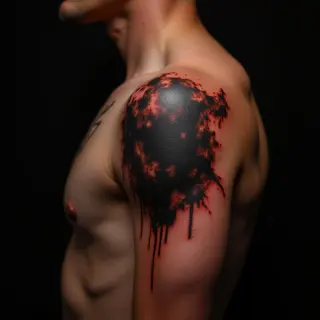 Tattooing Over Burn Scars: Trash Polka Cover-Up Designs