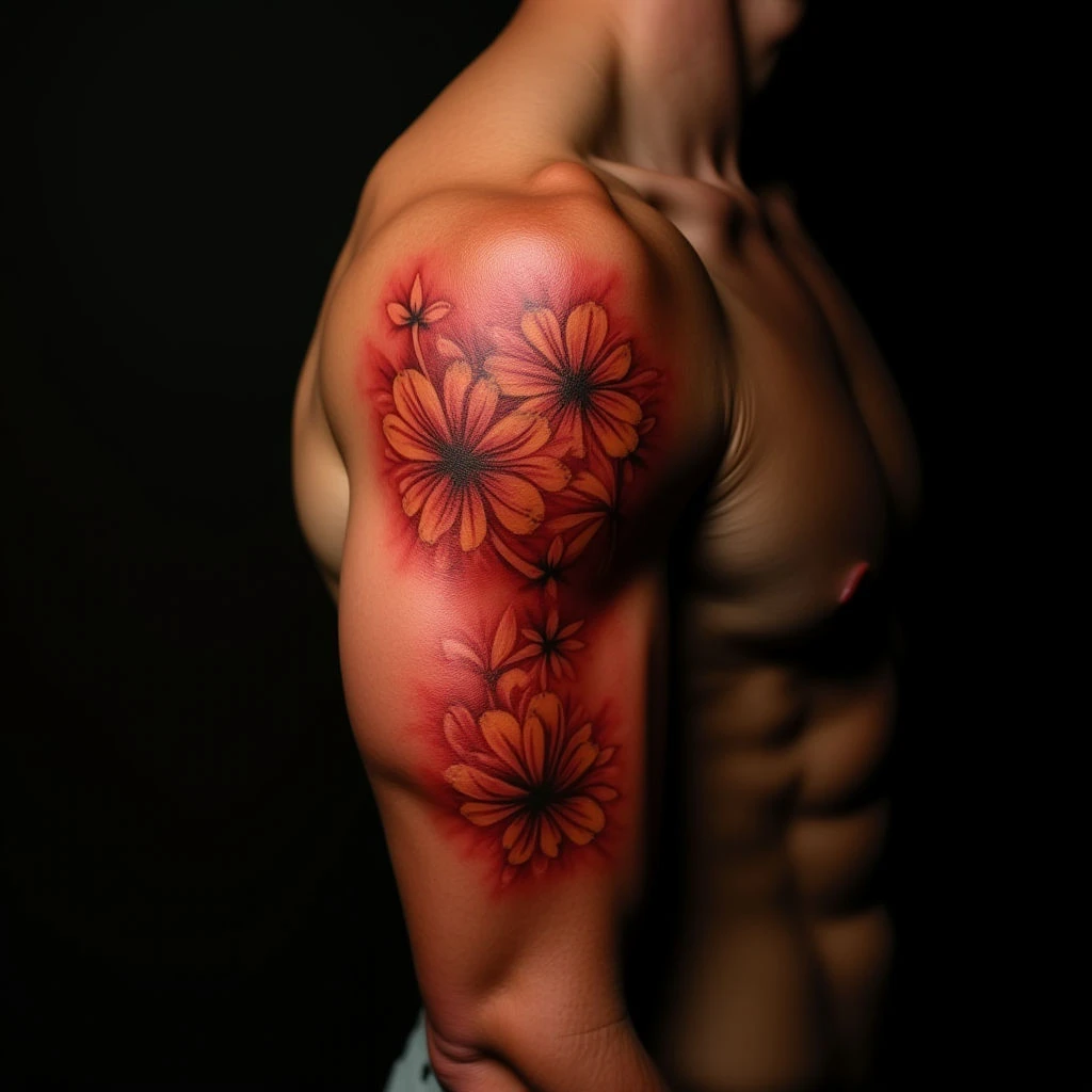 Upper Arm Tattoo Cover Up Ideas for Women