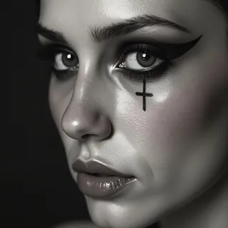 Cross Tattoo Under Eye: Meaning, Placement & Symbolism