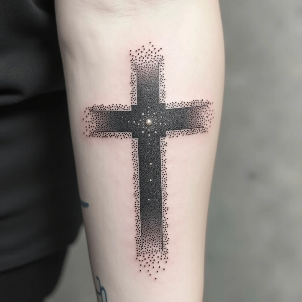 Cross With Dots Tattoo: Meaning, Symbolism & Design Ideas