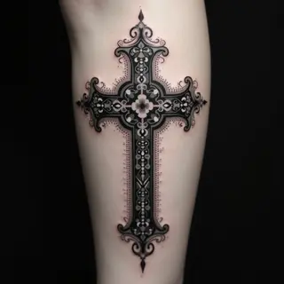 Cross With Dots Tattoo: Meaning, Styles & Inspiration