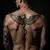 Deep Meaning Back Tattoos: Fine Line Grey Cultural Designs