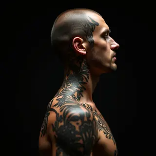 Meaningful Hand Tattoos for Men: Linework Designs