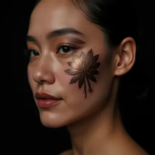 Biomechanical Lotus Face Tattoo: Meaning & Spiritual Symbolism