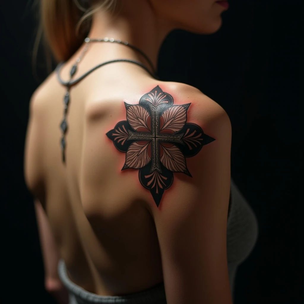 Colorful Mandala Shoulder Tattoo for Girls: Meaning & Inspiration