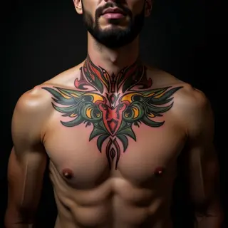 Powerful Tribal Collarbone Tattoos for Men: Meaning & Design