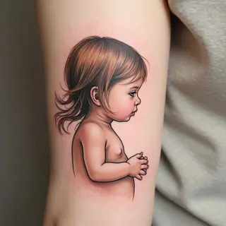 Cute Baby Girl Tattoos for Moms: Designs & Inspiration