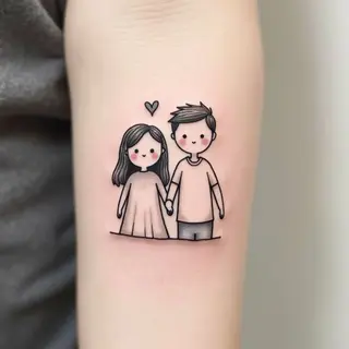 Cute Couple Tattoos: Meaningful Designs for Two