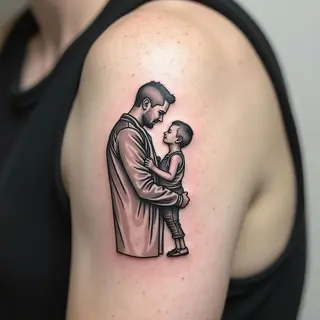 Dad & Baby Tattoo Ideas: A Guide to Matching Designs