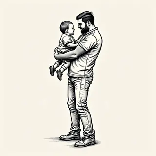 Dad & Baby Tattoo Ideas: Designs, Symbolism & Inspiration
