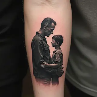 Dad and Son Tattoo Designs: Symbolizing Strength, Connection & Love