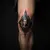 Tiny Dark Art Tattoos: Micro-Realism on Your Knee
