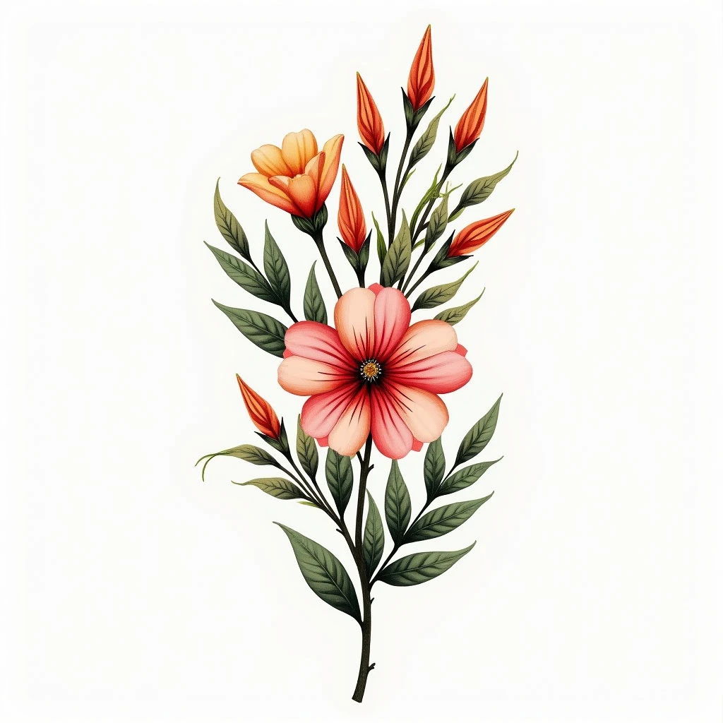 Designing Botanical Tattoos: A Photoshop Guide