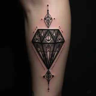 Diamond Tattoo Ideas: Geometry, Symbolism & Precision