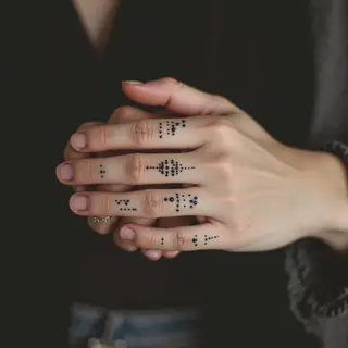 Decoding Dots: Understanding Finger Dot Tattoos & Their Meanings