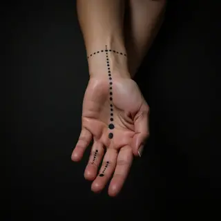 Finger Dot Tattoos: Meaning & Forearm Inspiration