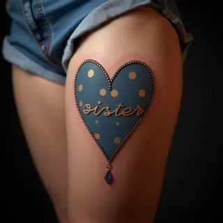 Meaningful Sister Tattoos: Dotwork Designs & Symbolism