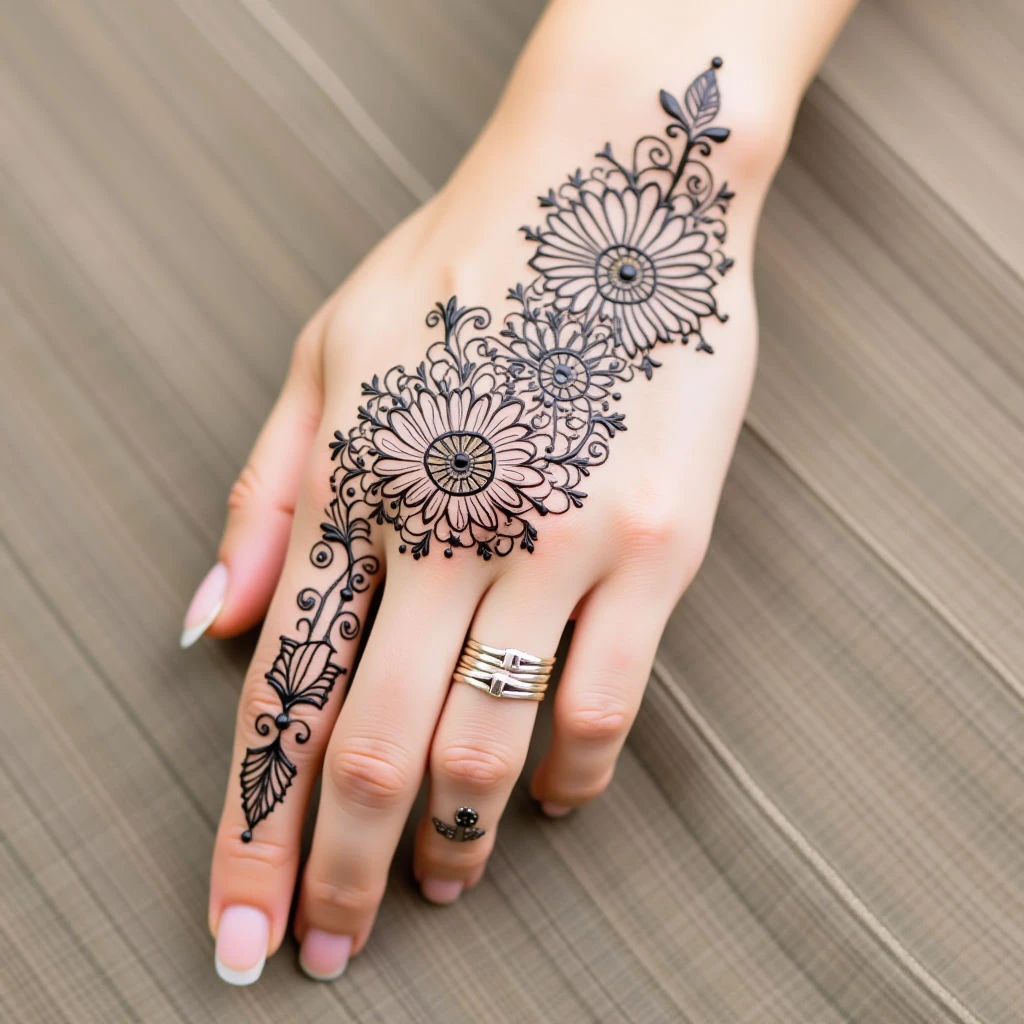 Easy Mehndi Designs for Front Hand: Beginner's Guide