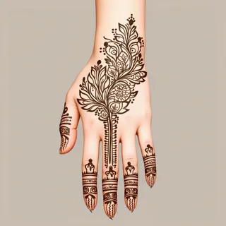 Easy Mehndi Designs for Front Hand: A Beginner's Guide