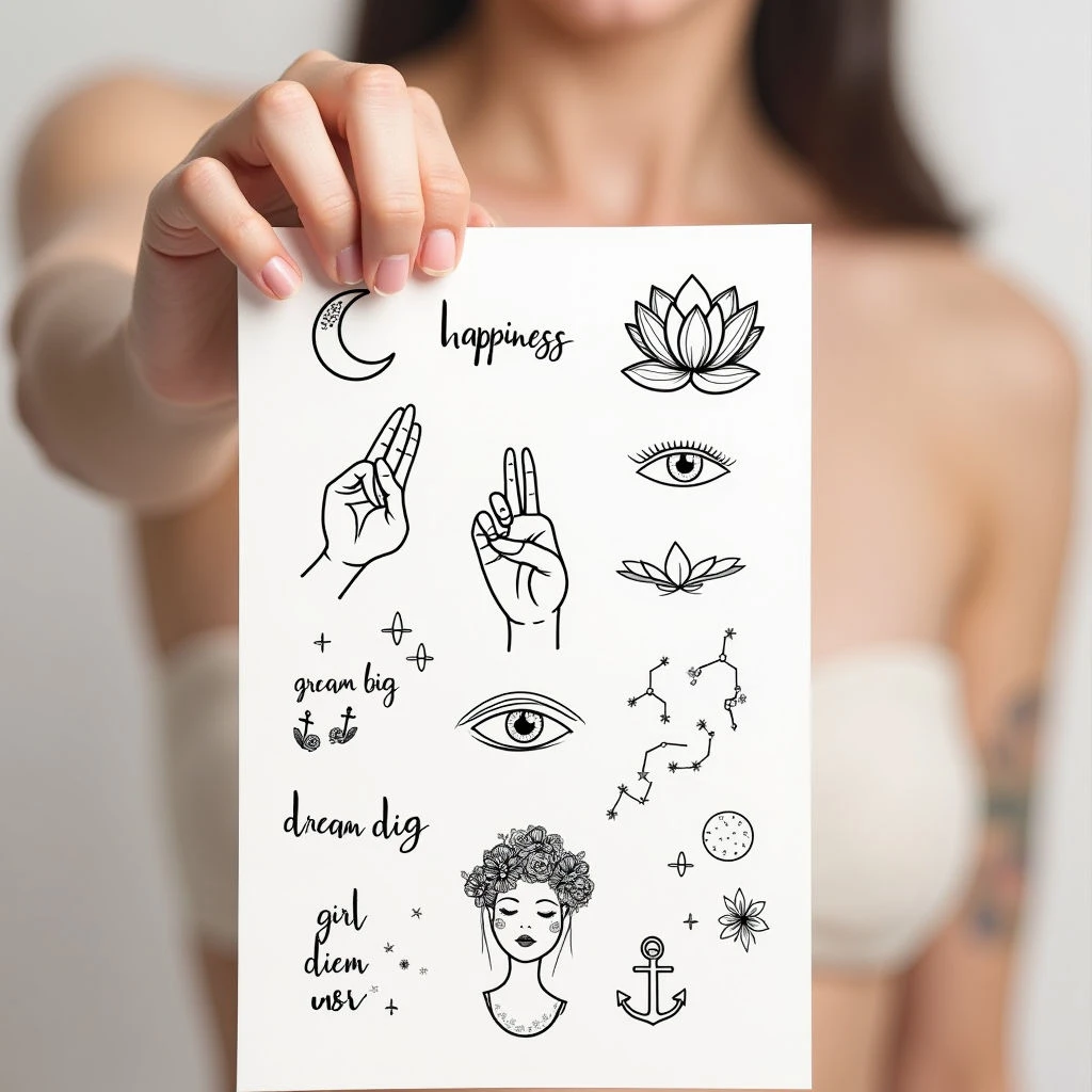 Minimalist Tattoo Collection: Simple Designs for Easy Placement