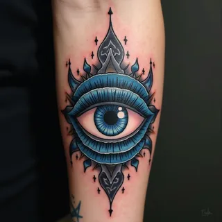 The Protective Power of Color: Evil Eye Tattoos Explained
