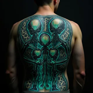 Family of 5 Tattoo Ideas: A Biomechanical Chronicle
