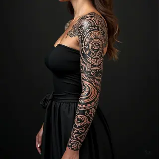 Family Sleeve Tattoo Ideas for Women: Designs & Meanings