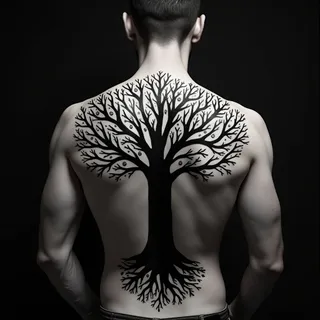 Family Tree Tattoos: Roots, Branches & Shadowy Expression