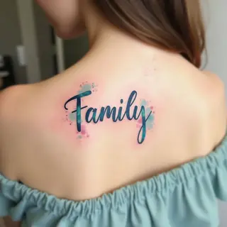Family Word Tattoo Ideas: Meaning, Placement & Designs