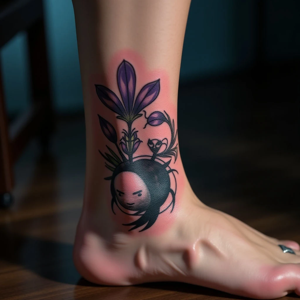 Daddy's Girl Tattoo Designs for Ankle: Neo-Traditional Ideas