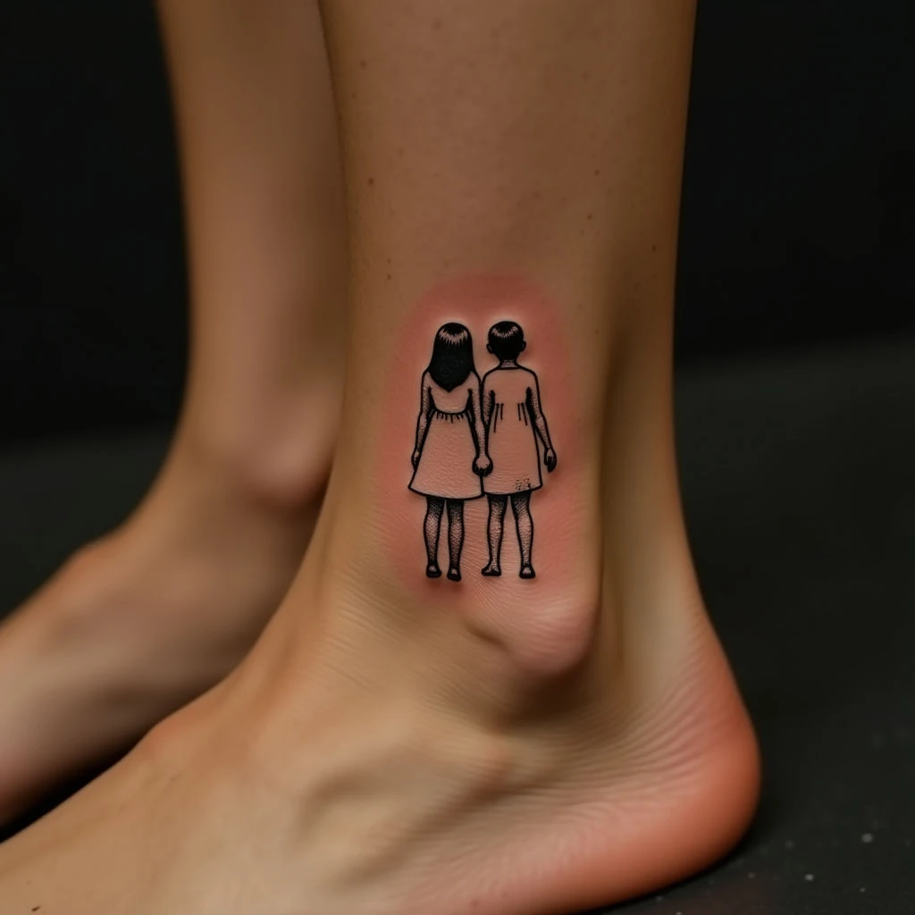 Meaningful Mom & Daughter Ankle Tattoos: A Lasting Bond