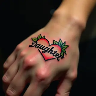 Delicate Baby Name Tattoos for Moms: A Handful of Love