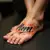 Sweet Foot Tattoos for Moms & Daughters: Calligraphy in Black, Red & Yellow