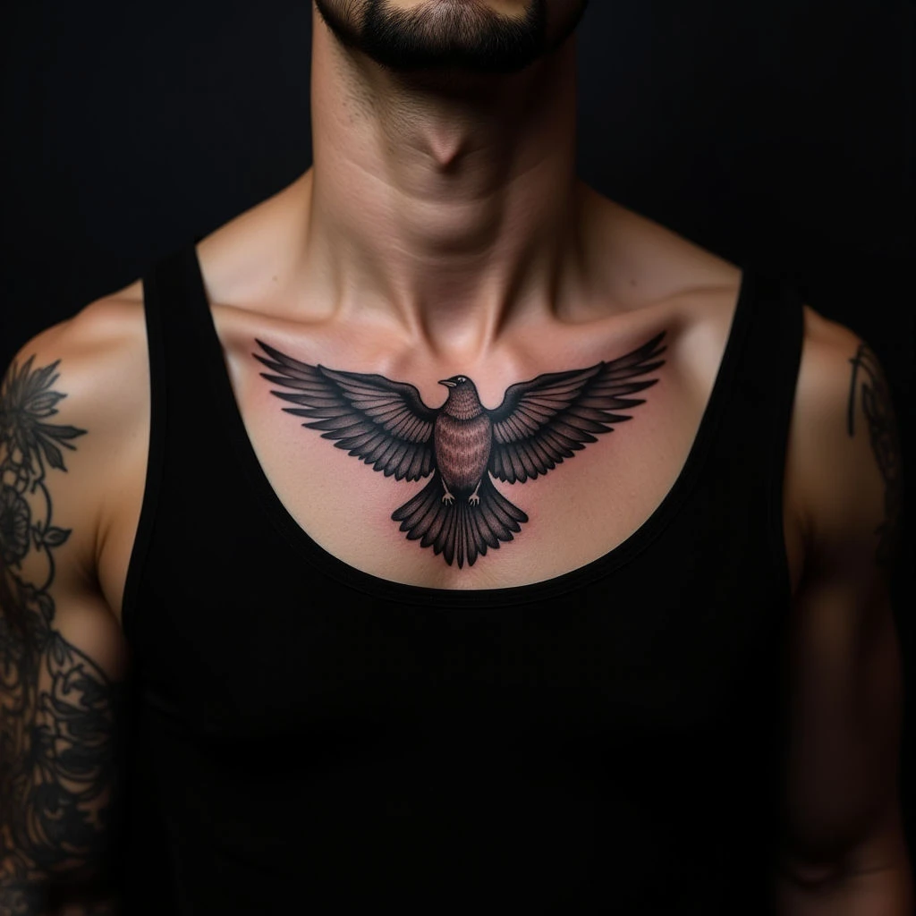 Sweet Linework Chest Tattoos for Fathers & Daughters – A Lasting Bond