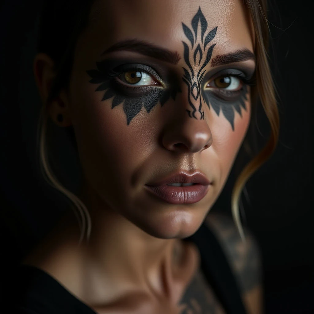 Tiny Face Tattoos for Dad Honoring His Daughter