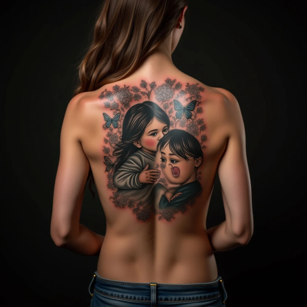 First Daughter Tattoos: Realism Designs for a Lasting Bond