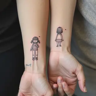 Father & Daughter Tattoos: Small, Meaningful Designs