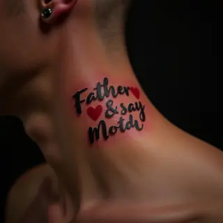 Tiny Mother & Child Tattoos: Trash Polka Inspiration