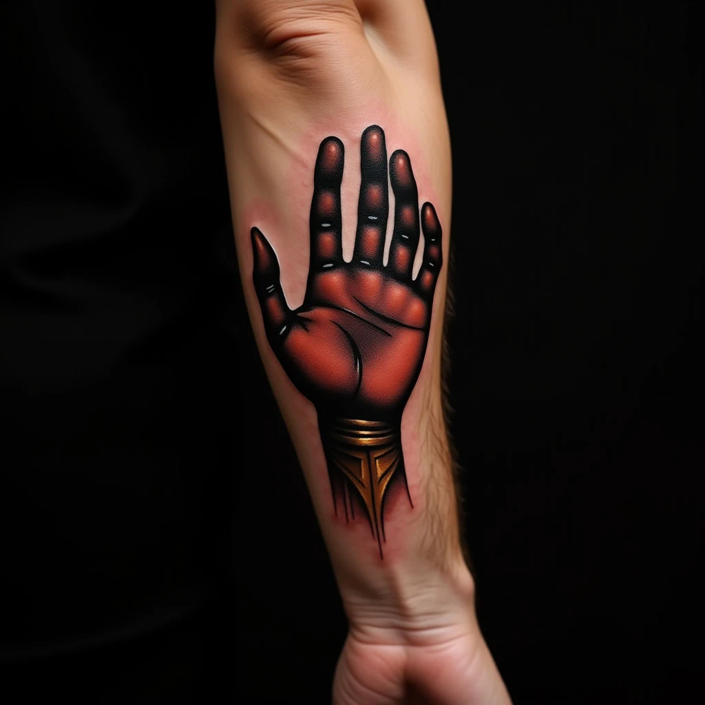 Small Japanese Arm Tattoos for Boys: Father & Son Inspiration