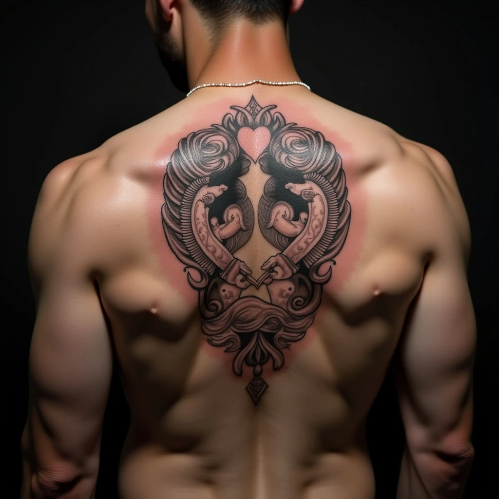 Epic Japanese Back Tattoos for Father & Son Bonds
